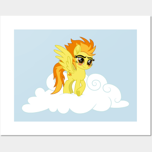 Blushing Spitfire on cloud Posters and Art